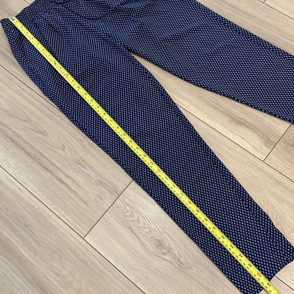 H&M Blue Elastic Drawstring Waist Harem Pants with Pockets - Picture 5 of 8